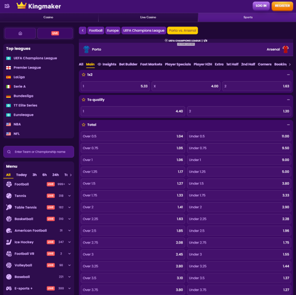 Kingmaker Sportsbook